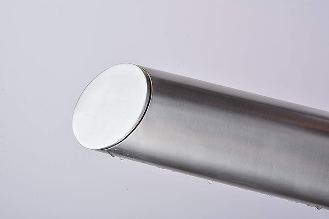 Wayime 85" Separable&Composable Free-Standing Brushed Stainless Steel 304 Waterfall Outdoor Shower with DOE Certificate