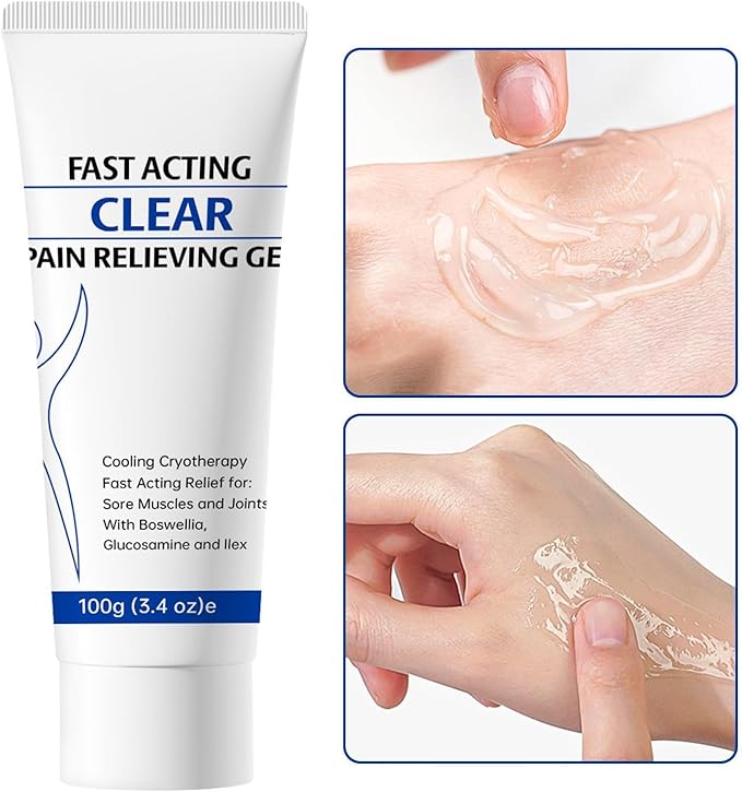 Soothing Cooling Gel – 2 Pack – Refreshing Cooling Sensation for Post-Workout Comfort – Lightweight, Quick-Absorbing Body Gel for Active Women & Men