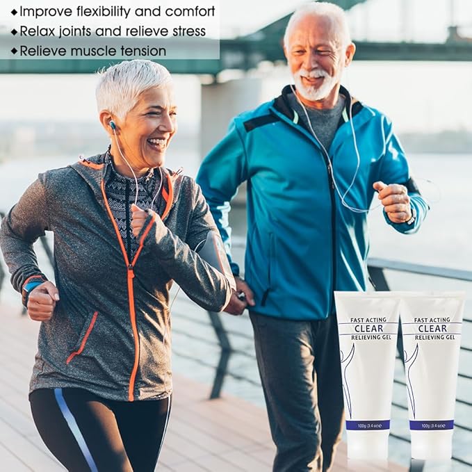 Soothing Cooling Gel 100g,Relieve Muscle Tension,Sports Soothing Cooling Body Care,Cooling with Menthol and Frankincense,Fast Absorbing for Women and Men,Brings a Comfortable Feeling(100g/3.04oz)