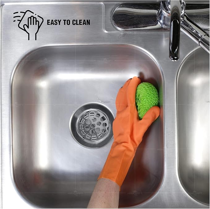 Everflow Stainless Steel Duplex Sink Strainer (Pack of 2)