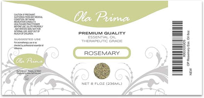 Ola Prima Rosemary Essential Oil - Pure Rosemary Oil (8 Fluid Ounces)