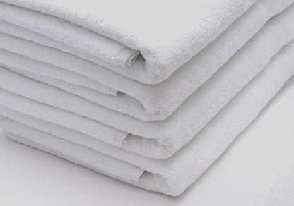 Cloudura Bath Towels Set of 4(White)-100% Cotton | Quick Dry | Lightweight | Thick, Hotel Quality,(27'x54’)-Soft & Absorbent
