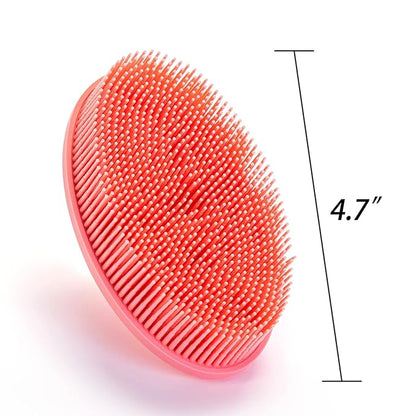 Premium Sensory Brush for Kids or Autism,Soft Silicone Body Scrubber,2 in 1 Sensory Room Occupational Therapy Fidget Brushes,Silicone Loofah,Pets Shower Brush Bath Brushes Shampoo Brush
