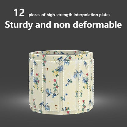 Portable Bath Tub for Adult, Foldable Soaking Bathtub for Hot SPA&Ice Bath, Foldable Small Bathtub Collapsible Tub for Bathing, Quick Setup No Installation (Noble Flower,25.9X27.5 IN)