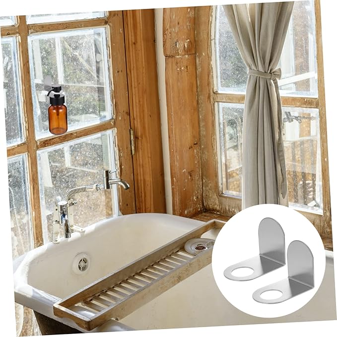 ABOOFAN 10pcs Wall-Mounted Shampoo and Shower Gel Bottle Rack Hook Self-Adhesive Holder for Bathroom and Kitchen Easy Installation Space-Saving Organizer for Liquid Soap