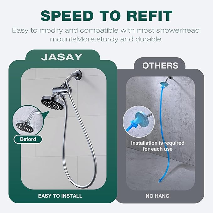 Rv Shower Head With Hose 59 Inches,Faucet Sprayer Hoses,Sink Hose Attachment for Portable Hand Held Shower Head Sprayer,Shampoo Sprayer Hose for Bathing Baby,Pets,Washing Hair,Rinsing
