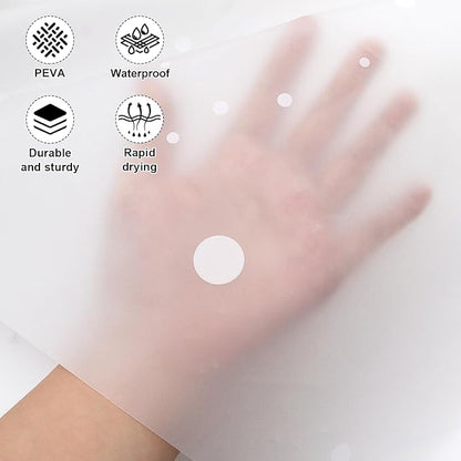 PEVA Shower Curtain, 72 x 72 Water Repellent Premium Bathroom Shower Curtain with 3 Magnetic Weights for Shower Stall, Bathtubs (Galaxy)