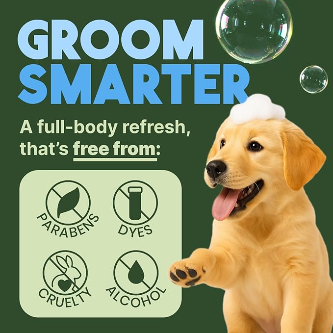 TropiClean Gentle Puppy Shampoo, Dog Shampoo for Allergies & Sensitive Skin, Made in USA, Gentle Coconut Scent, Safe for Cats & Kittens, 20oz
