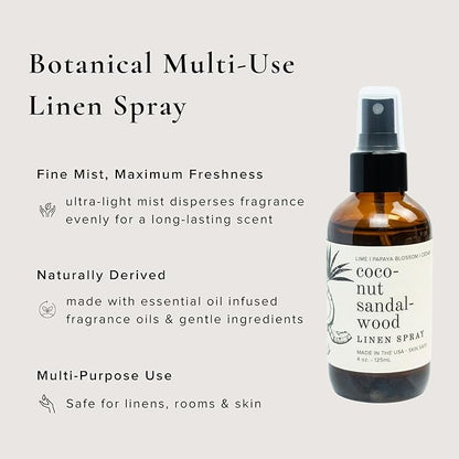 BROKEN TOP Organic Linen & Room Spray (Coconut Sandalwood)
