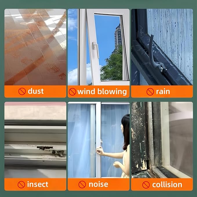 Window Weather Stripping Door Seal, 16.5FT Self-Adhesive Soundproofing Weather Strip for Exterior Door Frame Window Winter Insulation Noise Cancelling Window Inserts, 0.35in x 0.35in, Gray