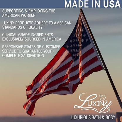 Luxiny Vegan Milk Bath Soak Made with Coconut Milk Powder & Sweet Almond Oil Which Creates A Bath Bomb Dust Soothing Fizz, 8oz (Rainbow)