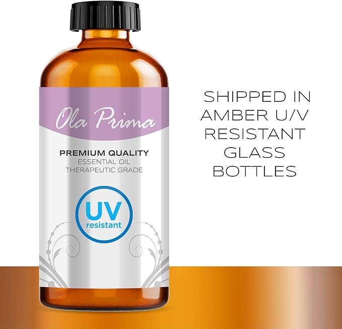 Ola Prima Tea Tree Essential Oil 8oz Pure Bulk - Therapeutic Grade Tea Tree Oil for Aromatherapy