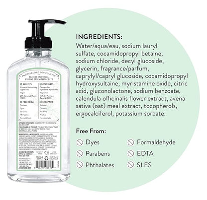 J.R. Watkins Gel Hand Soap, 3 Pack of 11 Fl Oz, Vanilla Mint