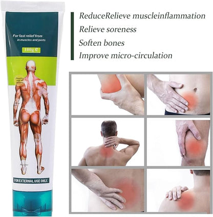 CapsaCare Neuropathy Relief Cream, Suitable for Feet, Hands, Legs, Joints, Waist, Neck, Shoulder, Knees, Muscles, Nerve Cream with Natural Ingredients and Fast Absorbing, 100g，2PCS