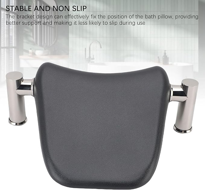 Bath Pillows Bathtub Pillow with Bracket, Ergonomic Design for Head and Neck Support, Luxury Bath Tub Accessories for Spa Relaxation at Home