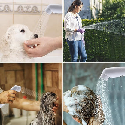 Portable Outdoor Shower, Handheld Electric Shower+8L Water Bag, IPX6 Waterproof, USB Charging, Compact and Lightweight, Suitable for Outdoor Camping, Beach Shower, Hiking, pet Bathroom