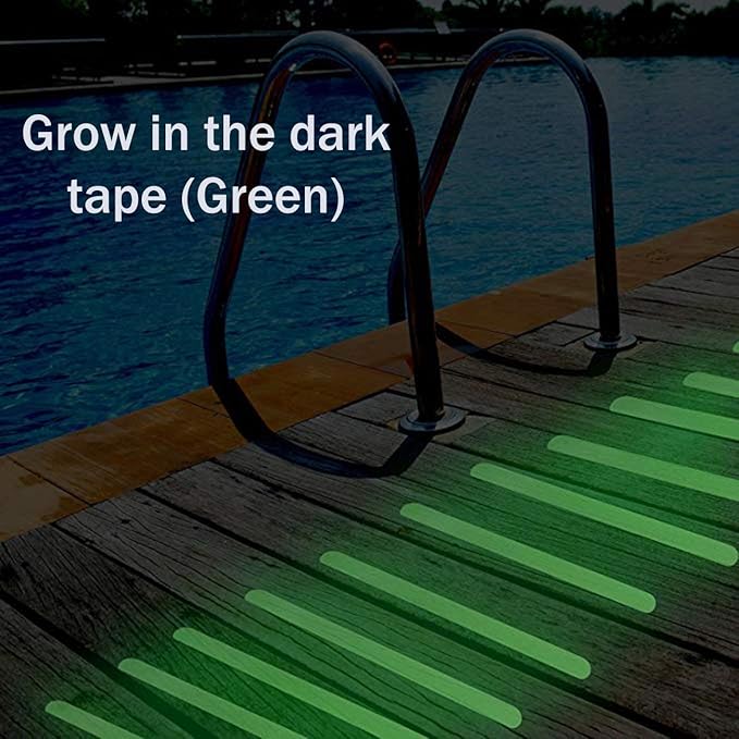 Bathtub Non Slip Stickers Luminous Shower Mats for Showers Anti Slip Bath Tub Stickers with Scraper,Adhesive Showers Treads Slip Strip for Bath,Boats,Stairs,Swimming Pools,Health Clubs-24 Pcs