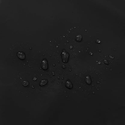 Barossa Design Black Stall Shower Curtain Liner 36" W x 72" H - Waterproof PEVA Plastic Shower Liner for Small Bathroom Stall, Lightweight Bath Curtain with 3 Magnets & Metal Grommets - Black