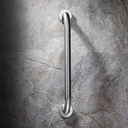 Stainless Steel Bathroom Safety Shower Grab Bar, Anti Slip Bathtubs Grab Bars,Toilet Assist Saft Handle Handrail ADA Compliant 500lbs for Handicap Elderly Senior (Brushed, 18 Inches 2 Pack)