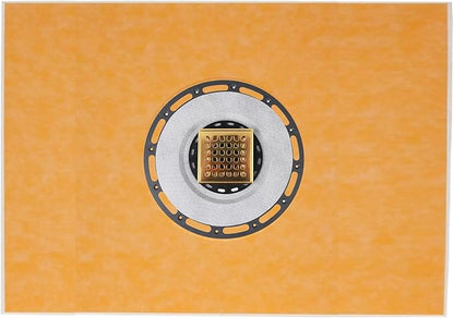 Square Shower Drain, 4-Inch Polished Gold Kit with Bonding Flange, Removable Stainless Steel Grate, Drain Key & Hair Strainer, Fits 2" & 3" Pipes for Tiled Floors