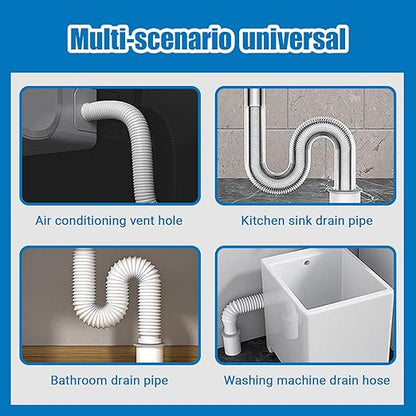 Duct Seal Repair Sealing Clay, White Waterproof Sealant Putty, Quick Mending Mud for Air Conditioning Gaps, Wall Holes, Drain Pipe Connections (Pack of 8)