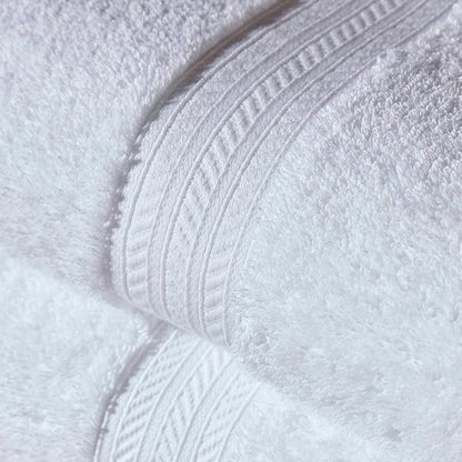 Christy Renaissance 6 Piece White Towel Set | 100% Egyptian Cotton | Luxury Bathroom Towels | Soft and Super Absorbent | 675 GSM | 2 Bath Sheet 2 Bath 2 Hand