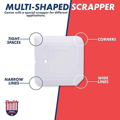 Tile Grout, Repair Kit, 2 Pack Grout Filler, Restore & Renew Tile Joints Line, Fast Drying Grout Paint Squeeze Tube for Bathroom Shower Kitchen Floor, Waterproof (17.6 oz, White)
