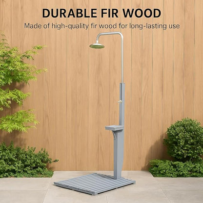 Outdoor Garden Pool Shower with Chassis Board for Outdoor Backyard Poolside Beach Pool Spa