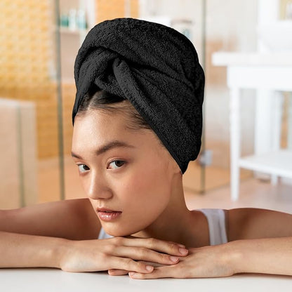 50 PK Saloon Towel Black