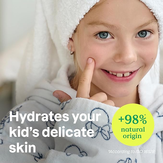 ATTITUDE Body Lotion for Kids, EWG Verifed Moisturizer, Dermatologically Tested, Plant and Mineral Based Cream, Vegan, Watermelon & Coco, 16 Fl Oz