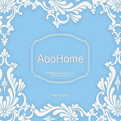 AooHome Extra Long Shower Curtains 96 inches, Clear Eva Shower Curtain Liner 3D Water Cube with Bottom Magnets, Heavy Duty, 72x96 Inch, Semi Transparent