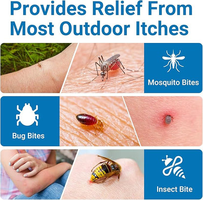 ishancare Anti Itch Cream Extra Strength, Outdoor Portable Itchy Skin Relief Cream for Bug & Mosquito Bites, Insect Bites, Poison Ivy and More Itches, Contains Skin Protecting Oatmeal 0.7oz