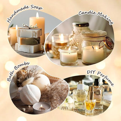 Bakery Essential Oils Set - 6x10ML Fragrance Oils for Home Diffusers,Candle & Soap Making |Home Aromatherapy & Crafting| Leather, Hot Chocolate, Coffee Cake, Mocha Coffee, Apple Pie,Brown Sugar Scents