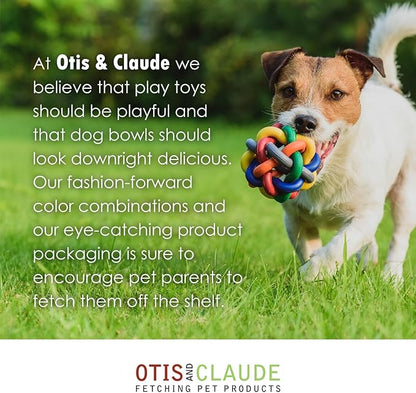 Otis and Claude Pet Grooming Gloves with Adjustable Strap - Gentle and Comfortable Hair Remover, Bathing, Massage, Brush - Left & Right - for Cats, Dogs & Horses