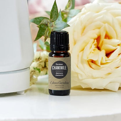 Edens Garden Chamomile- German CO2 Essential Oil- 100% Pure Premium Grade, Undiluted, Natural, Therapeutic, Aromatherapy, The Best for Diffuser, Skin, Face, Kid Safe 10 ml (.33 fl oz)