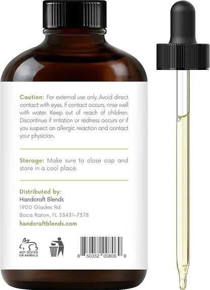 Handcraft Blends Lemongrass Essential Oil – Huge 4 Fl Oz – 100% Pure and Natural – Premium Grade Essential Oil for Diffuser and Aromatherapy, Skin, Massage, Candle and Soap Making Fragrance