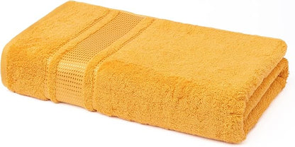 Melissa Linen, 2 Piece Hand Towel Set, 100% Turkish Cotton Face Hand Towels for Bathroom, 20 in x 35 in, Absorbent, Quick Dry, Durable and Soft, Spa and Hotel Quality, Yellow