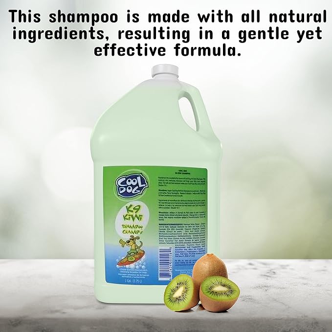 Pet Silk Cool Dog K-9 Kiwi Cucumber Shampoo, 128 Ounce