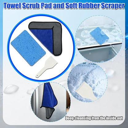 Refrigerator Drain Cleaning Tools Set, Fridge Water Line Cleaner Brush, Refrigerator Drain Accessories（19 Pcs）