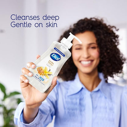 Dial Liquid Hand Soap, Vanilla Honey Scent, 52 Fl Oz Hand Soap Refill (Pack of 3), Dermatologist-Tested, Gentle Formula