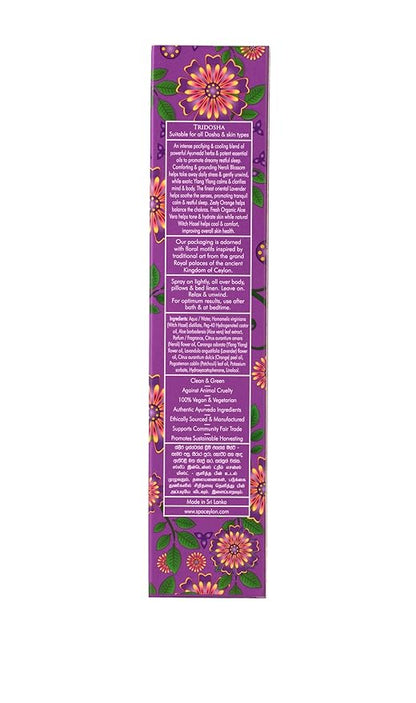 SPA CEYLON Sleep Intense Dream Essence Mist, All-Natural Skin Care Spray for Bedtime Ritual, Calming Body & Fragrance Mist, Suitable for All Skin Types, 100ml