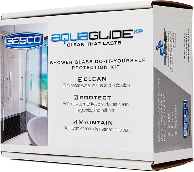 Basco AquaGlideXP Shower Door Glass Water Repellent Kit