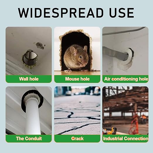 2025 Upgrade Repair Sealing Clay, Waterproof Sealant Mastic, Cement Crack Filler, Quick Mending Mud for Drain Connection, Wall Hole, Air Conditioning Hole Waterproof Seal Putty (6)