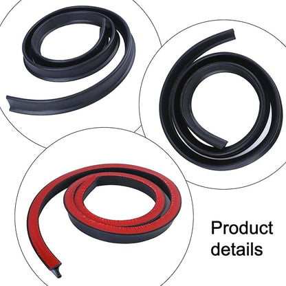 Flexible TPE Rubber Shower Splash Guard Threshold Strip,2m Trim-to-Fit Water Barrier for Bathroom Floors,Bathtub Edges,Kitchen Sink Toilet - White