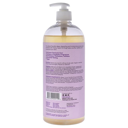 Dr. Natural Calming Lavender Oil Body Wash - Dry Skin Moisturizing Natural Body Wash with Shea Butter and Coconut Oil - For Family and Pets - 32 oz