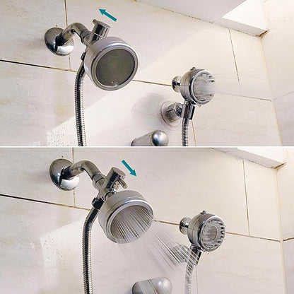Pet Shower Set with 8.2ft Hose & Flow Control Valve for Bathroom Shower Arm
