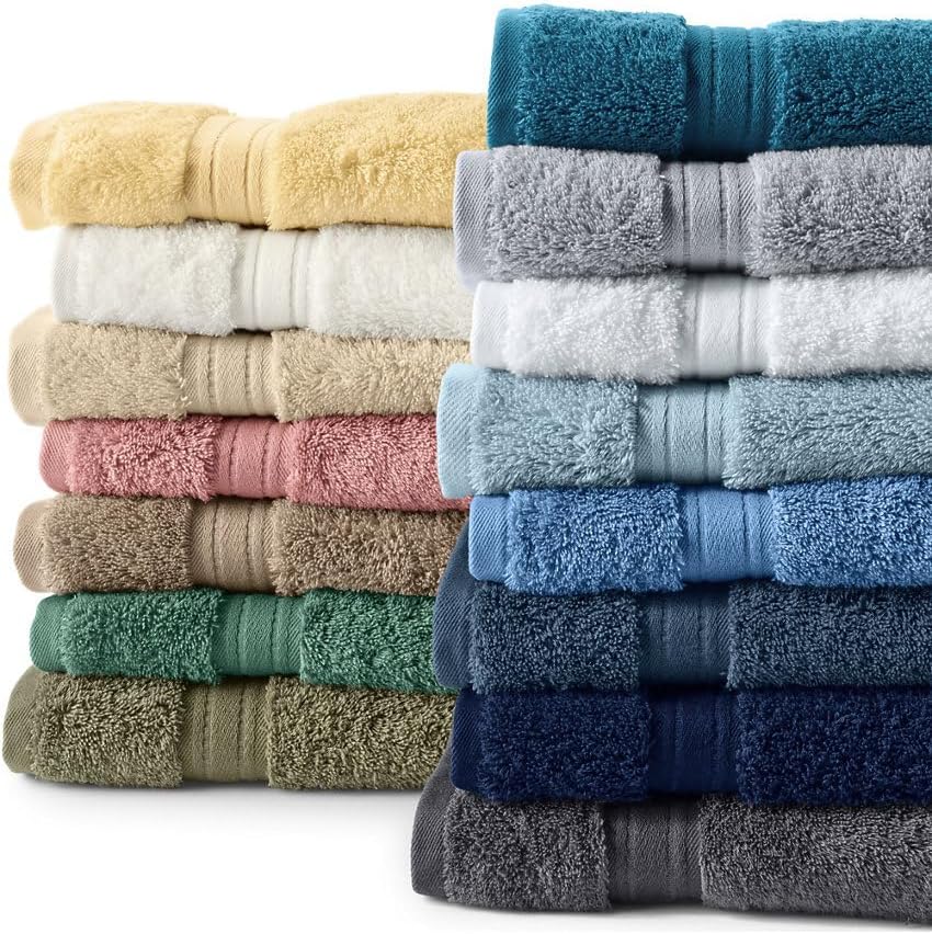 Lands' End Supima Towel Rich Steel Bath- Hand Towel
