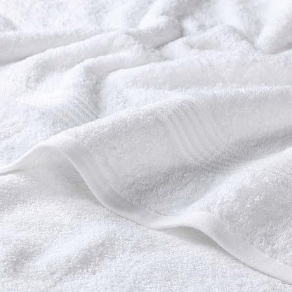 Superior Egyptian Cotton Bath Towel Set, Home Bathroom Towels, Master, Guest Bath, Decor Essentials, Quick Dry, Absorbent, Large Body Towels, Spa, Hotel, Resort, Adult, Kids, Set of 2, White