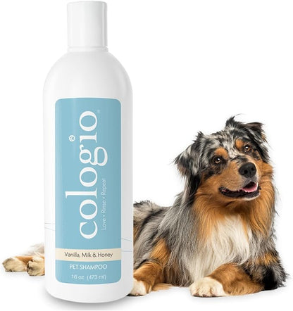 Dog Shampoo with Manuka Honey – Odor Eliminator & Itch Easing for Dry, Sensitive Skin – Gentle & Moisturizing Groomer-Developed Formula – Paraben-Free, Made in USA - 16 oz