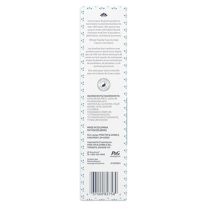 Ivory Gentle Bath Bar Soap, Family Pack, Designed for Whole Family, 99.44% Pure Formula w/ Plant-Based Cleansers, Made Without Heavy Perfumes, Parabens or Phthalates, Original Scent, 4.0 oz (10 Count)